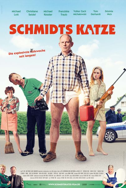 Movie poster for "Schmidts Katze"
