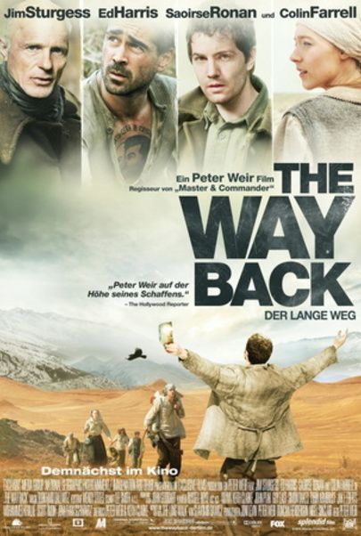 Movie poster for "The Way Back"