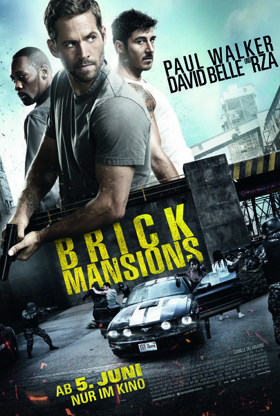 Movie poster for "Brick Mansions"