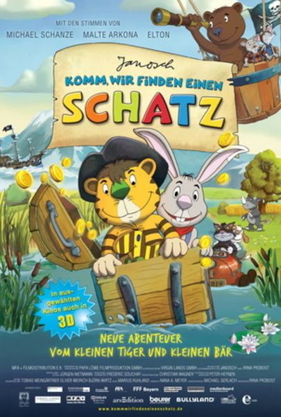 Movie poster for "Komm, wir finden einen Schatz"