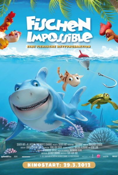 Filmplakat für "Fischen Impossible - Eine tierische Rettungsaktion"