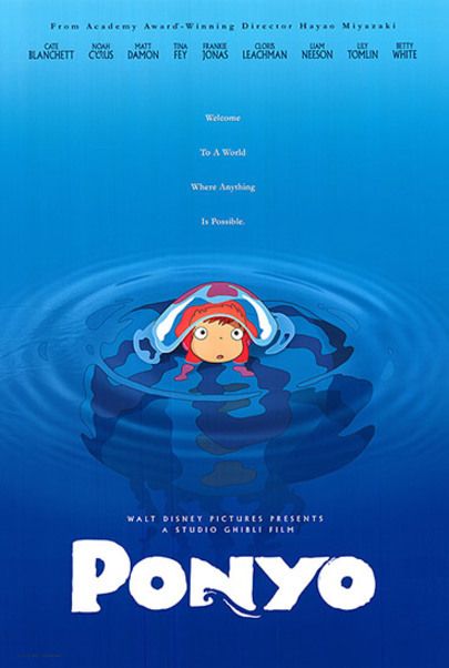 Movie poster for "PONYO"