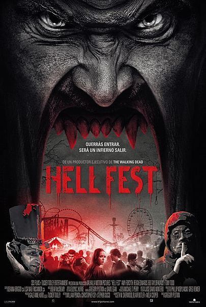 Movie poster for "HELL FEST "