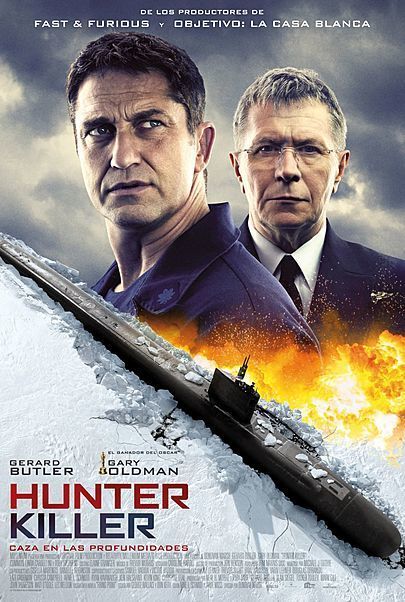 Movie poster for "HUNTER KILLER"
