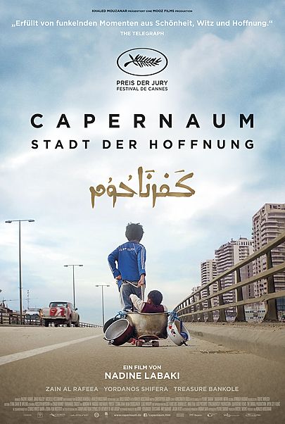 Movie poster for "CAPERNAUM"