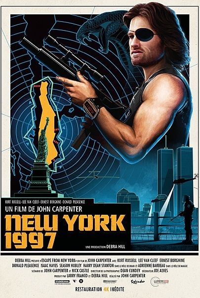 Movie poster for "ESCAPE FROM NEW YORK"