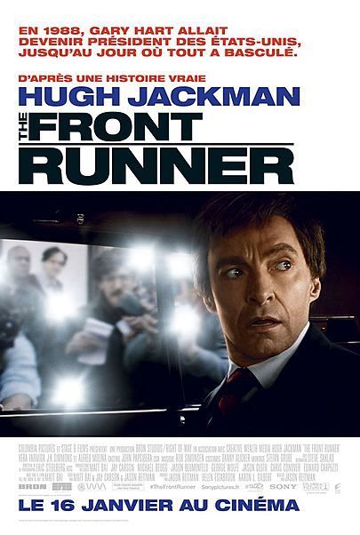Movie poster for "THE FRONT RUNNER"