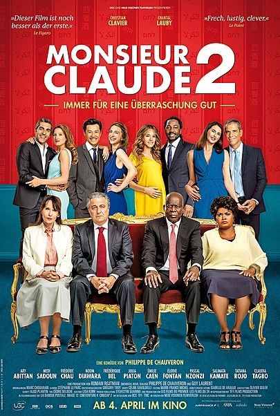 Filmplakat für "Monsieur Claude 2"