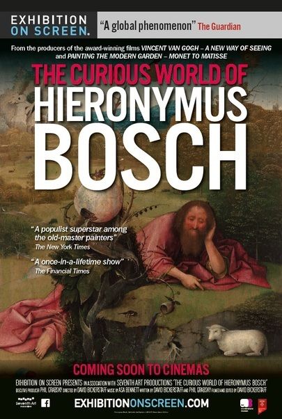 Movie poster for "THE CURIOUS WORLD OF HIERONYMUS BOSCH (EHXIBITION ON SCREEN)"
