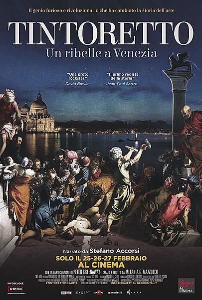 Movie poster for "TINTORETTO. UN RIBELLE A VENEZIA"
