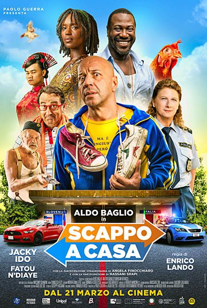 Movie poster for "SCAPPO A CASA"