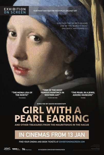 Movie poster for "GIRL WITH A PEARL EARRING - Exhibition on Screen"
