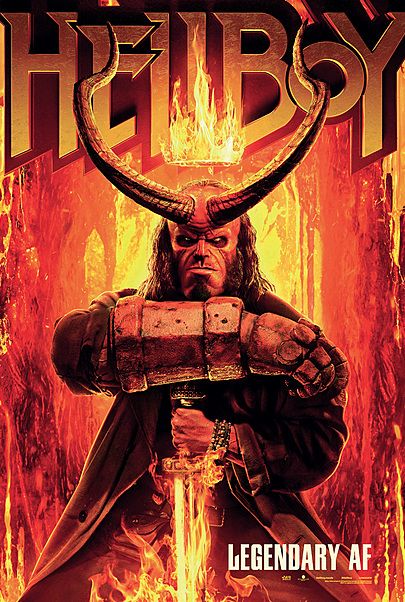 Movie poster for "HELLBOY"