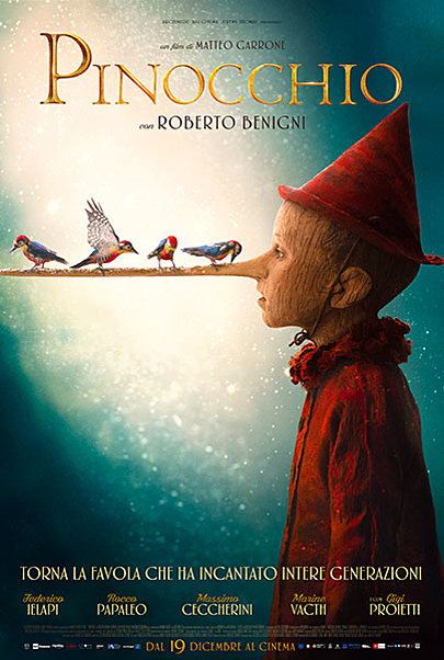 Movie poster for "PINOCCHIO"