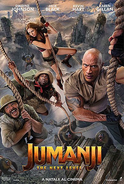 Movie poster for "JUMANJI: NEXT LEVEL"