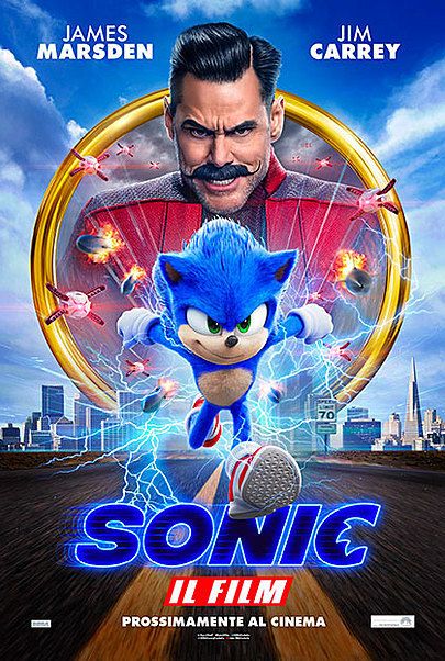 Movie poster for "SONIC: IL FILM"