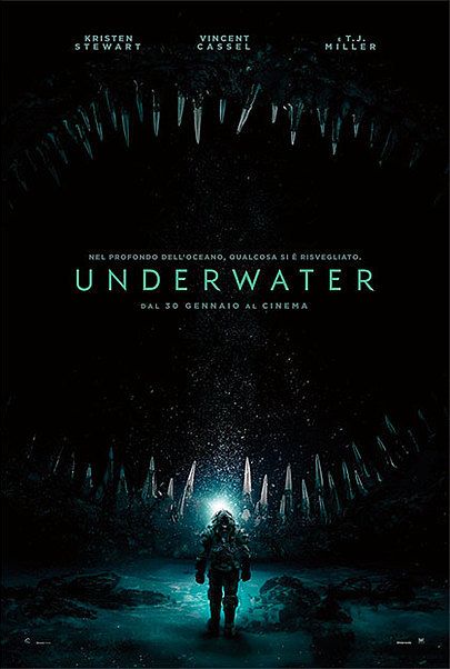 Movie poster for "UNDERWATER"