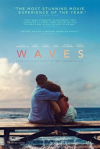 Movie poster for "WAVES"