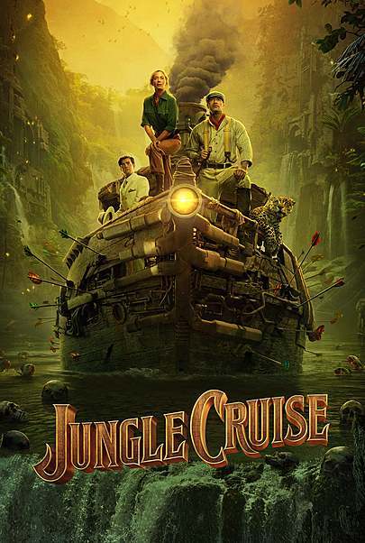 Movie poster for "JUNGLE CRUISE"