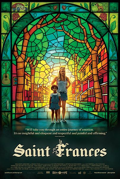 Movie poster for "SAINT FRANCES"