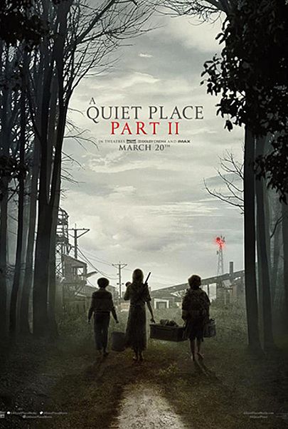 Movie poster for "A QUIET PLACE 2"