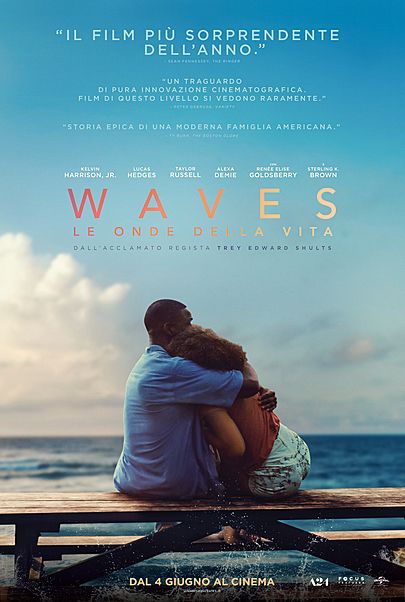 Movie poster for "WAVES"