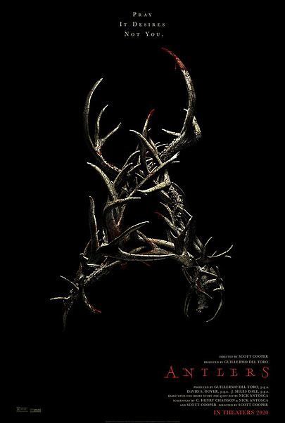 Movie poster for "ANTLERS"