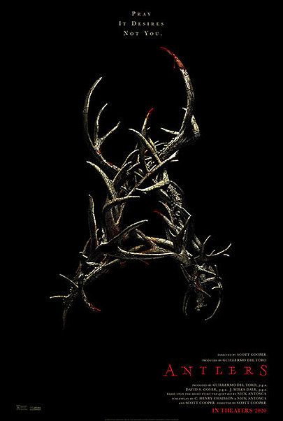 Movie poster for "ANTLERS"