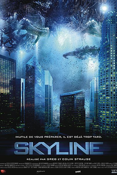Movie poster for "SKYLINE"
