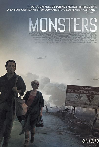 Movie poster for "MONSTERS"