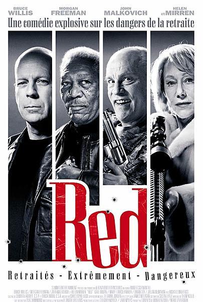 Movie poster for "RED"
