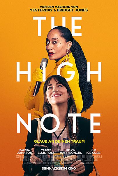 Movie poster for "THE HIGH NOTE"