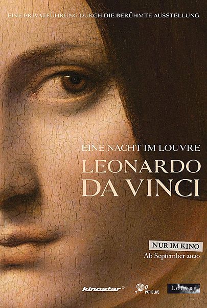 Movie poster for "EINE NACHT IM LOUVRE: LEONARDO DA VINCI"