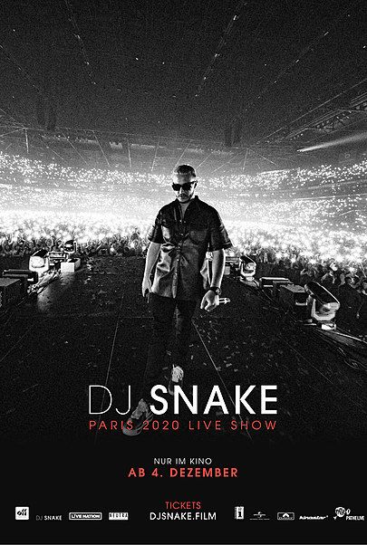 Movie poster for "DJ SNAKE - LE CONCERT AU CINEMA"