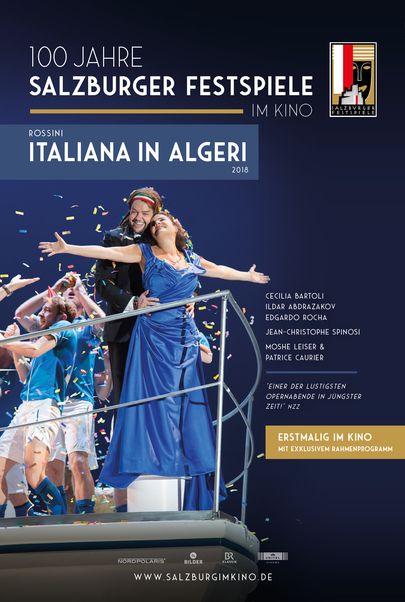 Filmplakat für "SALZBURG IM KINO 20/21: ROSSINI - ITALIANA IN ALGERI"