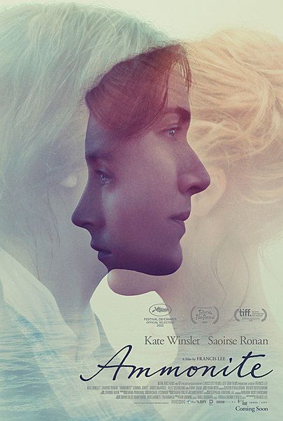 Movie poster for "AMMONITE"