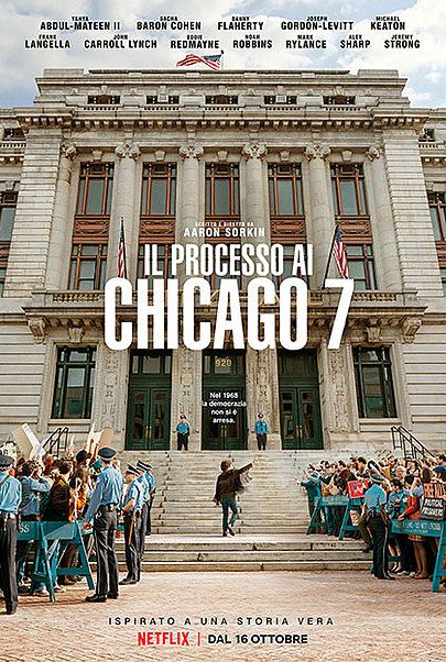 Movie poster for "Il processo ai Chicago 7"