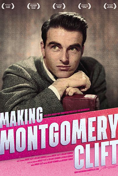Movie poster for "MAKING MONTGOMERY CLIFT"