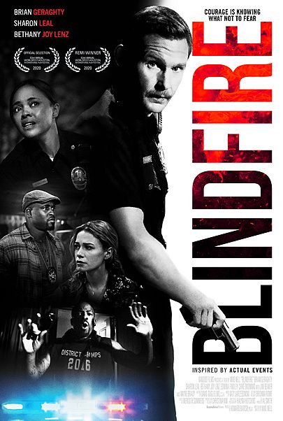 Movie poster for "BLINDFIRE"