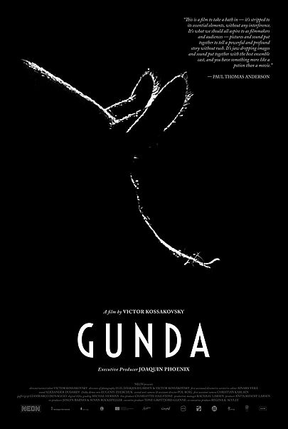 Movie poster for "GUNDA"