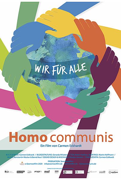 Movie poster for "HOMO COMMUNIS – WIR FÜR ALLE"