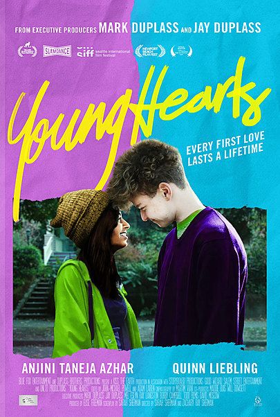 Movie poster for "YOUNG HEARTS"