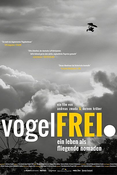 Filmplakat für "VOGELFREI. EIN LEBEN ALS FLIEGENDE NOMADEN"