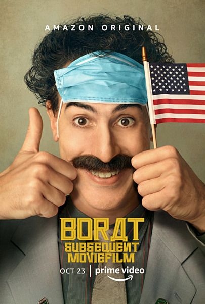 Movie poster for "BORAT SUBSEQUENT MOVIEFILM"