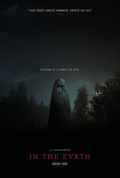 Movie poster for "IN THE EARTH"