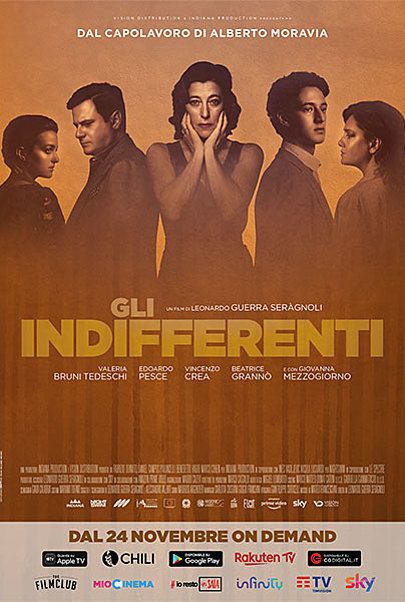 Movie poster for "Gli Indifferenti"