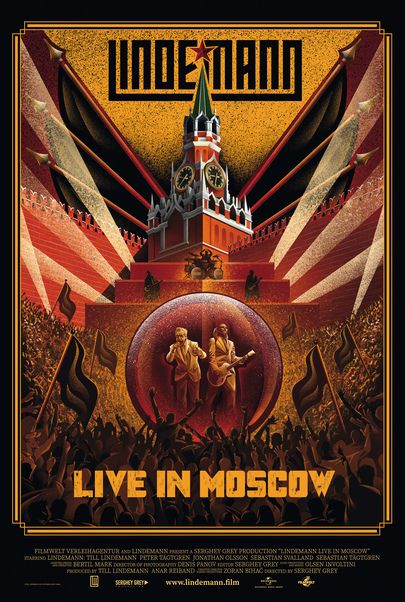 Movie poster for "LINDEMANN - LIVE IN MOSCOW"