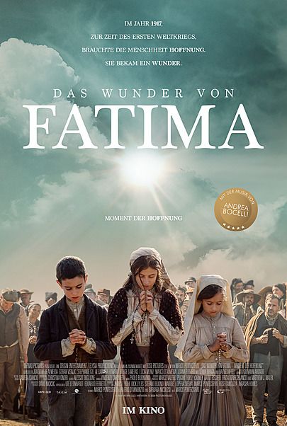 Movie poster for "DAS WUNDER VON FATIMA"