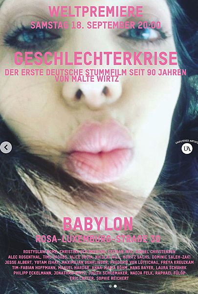 Movie poster for "GESCHLECHTERKRISE"