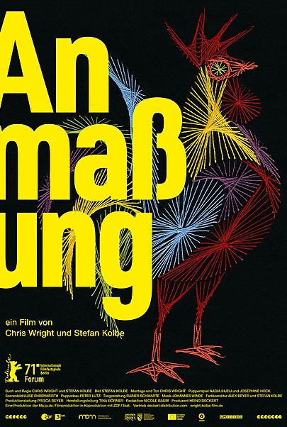 Movie poster for "ANMASSUNG "